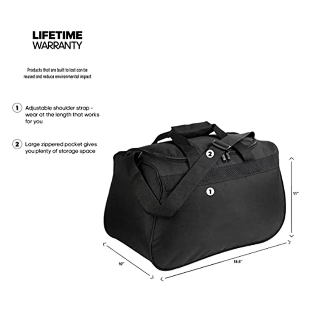 Custom Logo Gym Men Women Design Waterproof Fashion Nylon Duffel Bag Luggage Duffle Travel Bag With Shoe Compartment