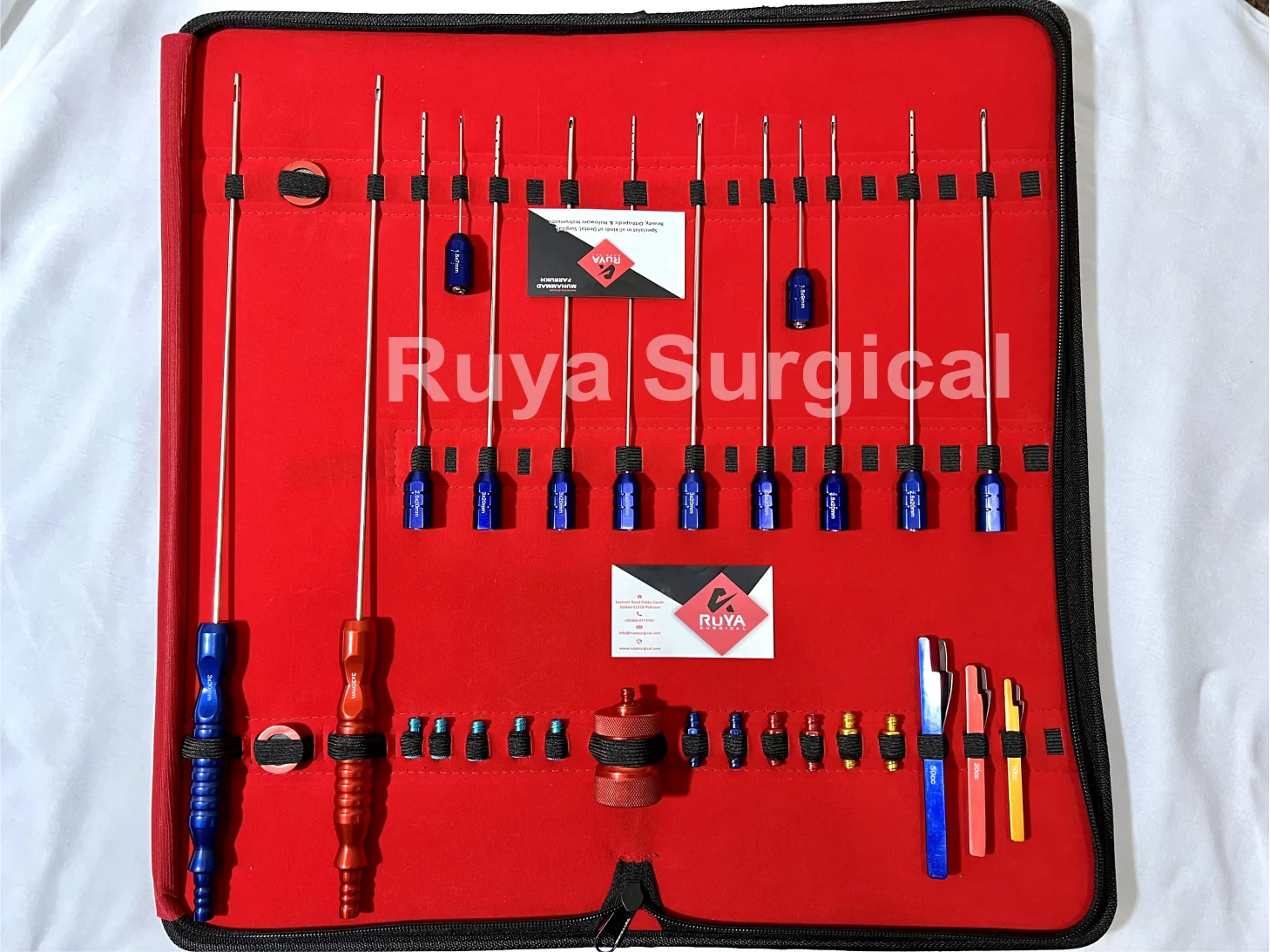 Medical Surgical Breast Liposuction Cannula Lipo Filling Set Of 39 Pieces Super Fixed Handle, Fat Injection & Harvesting set ISO