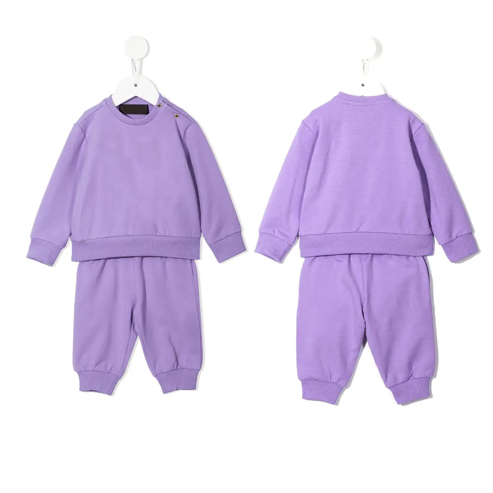 2021 Custom Logo Kids Tracksuit High Quality Cotton Sports Wear for Children of All Ages