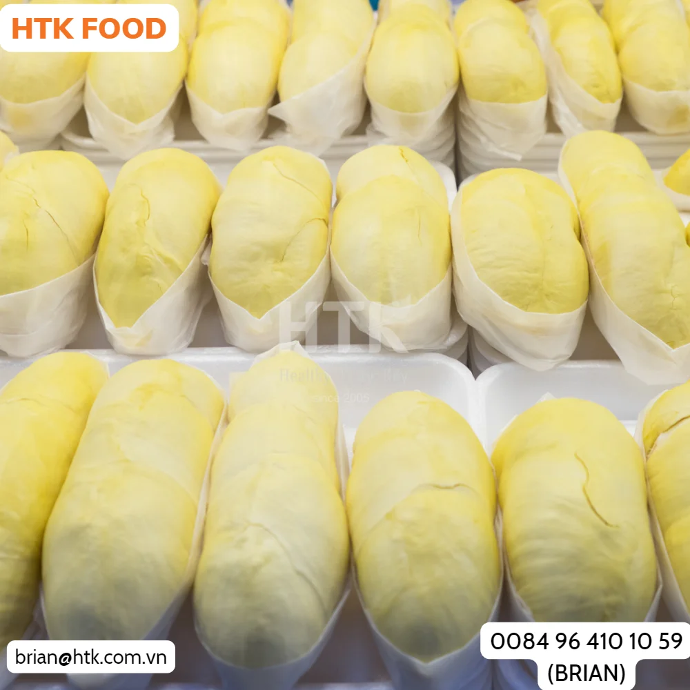 BEST SELLER FROZEN IQF DURIAN RI6 MONTHONG Made In Vietnam from HTK FOOD for Food & Beverage