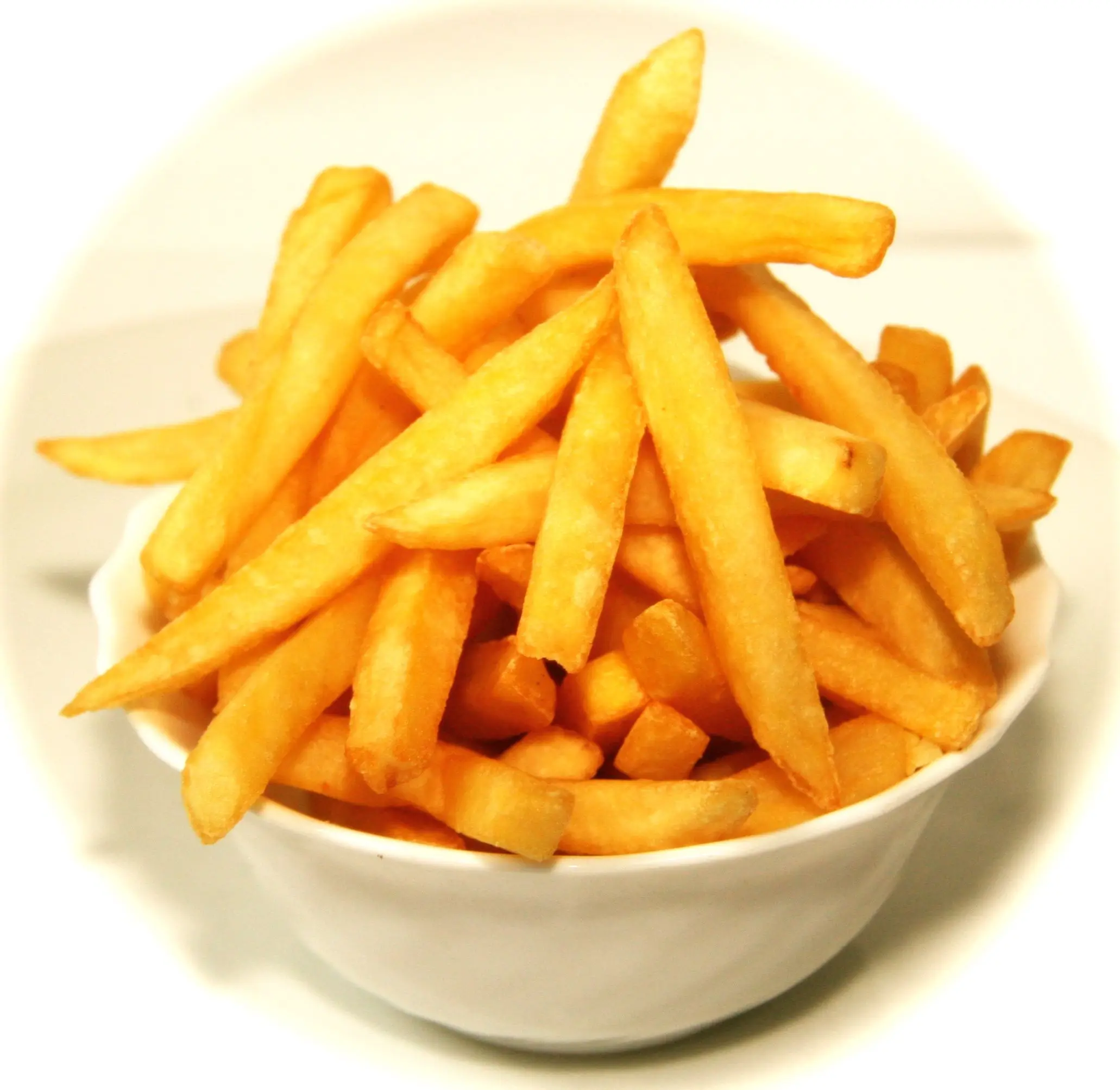 Golden brown IQF Frozen French fries made from best potatoes used by fast food chains multiplexes and burger offer free sample