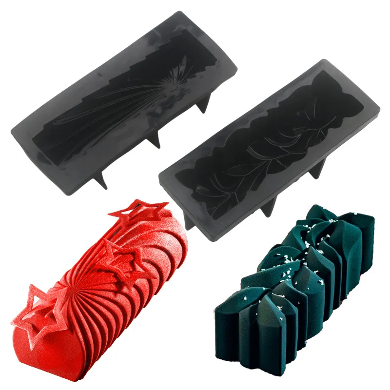 DIY New Style Swiss Roll Dessert Handmade Mousse Cake Silicone Mold