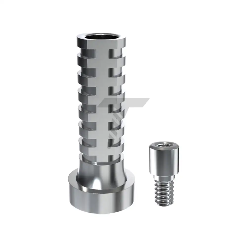 Titanium Standard Straight Multi Unit Abutment Titanium Sleeve set, Dental Implant Internal Hex 2.42mm
