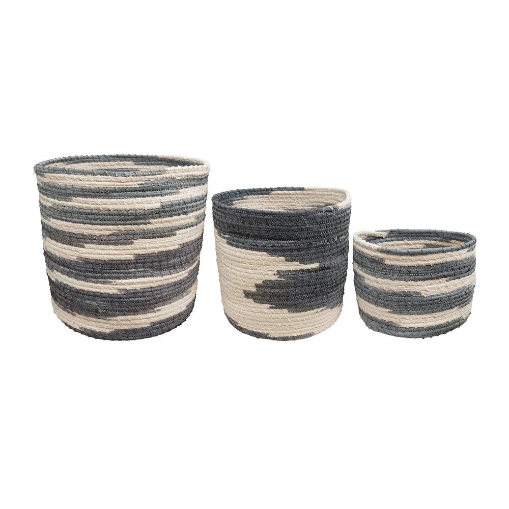 new product fabric covered basket decorative for home and garden premium quality colorful low price handmade plants pot vietnam