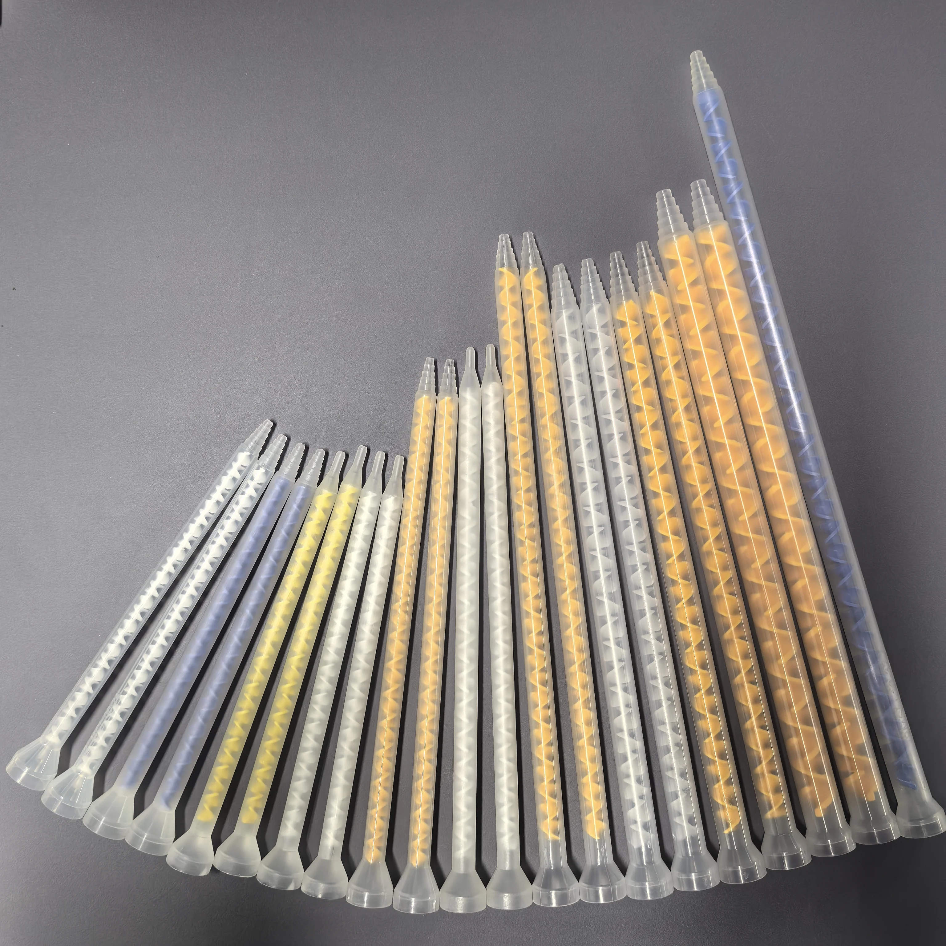 MCH06-24L Adhesive Epoxy Mixing Nozzle Nozzles MC06-24L  Mix Tube Static Disposable Plastic Element Pipe Ozone Mixer Static