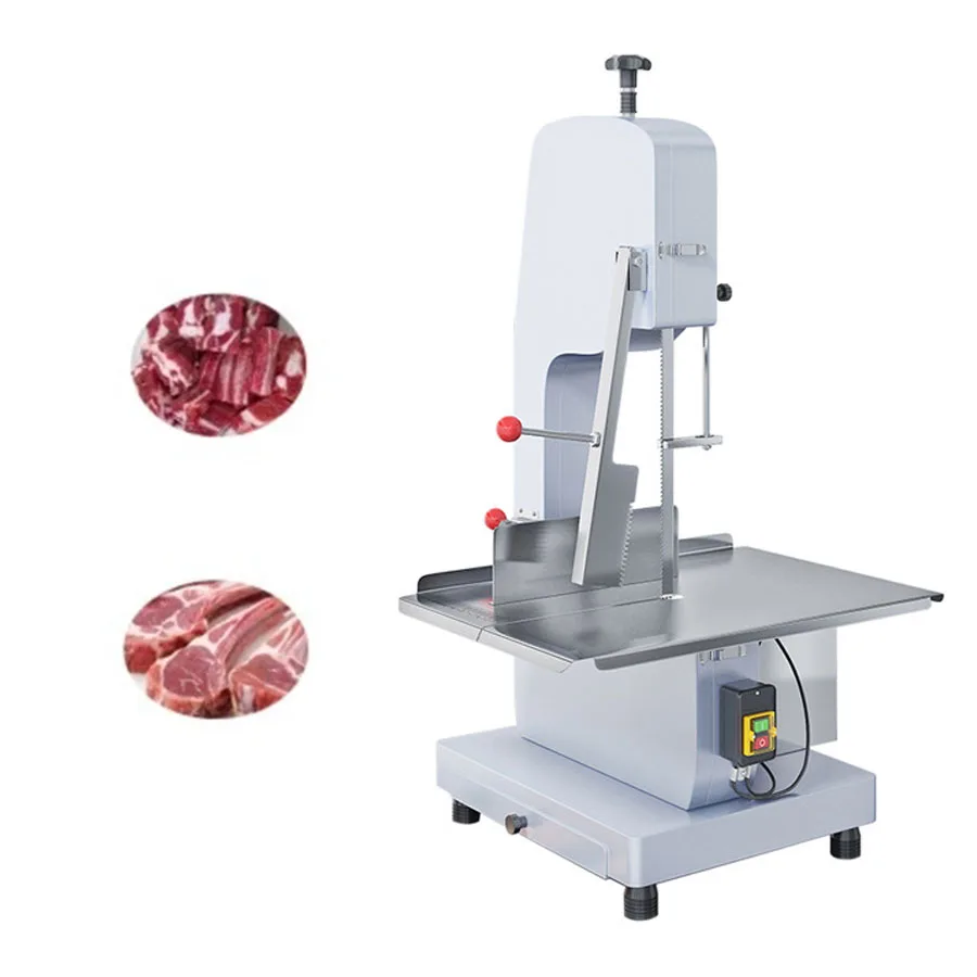 Hot Sell Small Commercial Bone Sawing Machine Meat Cutting Machine Seafood Pork Steak Frozen Meat Cutter Equipment
