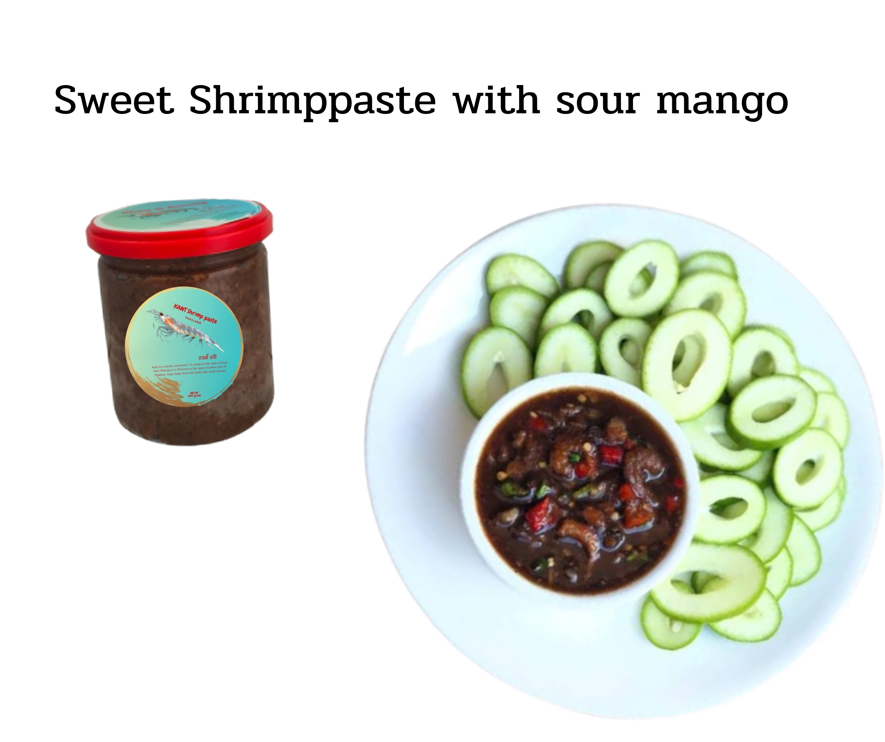 KANT Shrimppaste Condiment	Thai Recipe Cooking Ingredient Premium Quality From Thailand