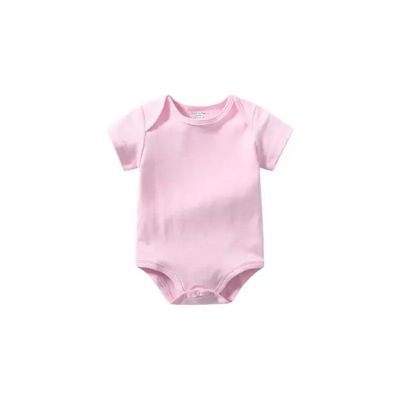 Summer Infant Cotton Solid Color Casual Romper Newborn Jumpsuit Baby Girl Romper from Indian Exporter and Manufacturer