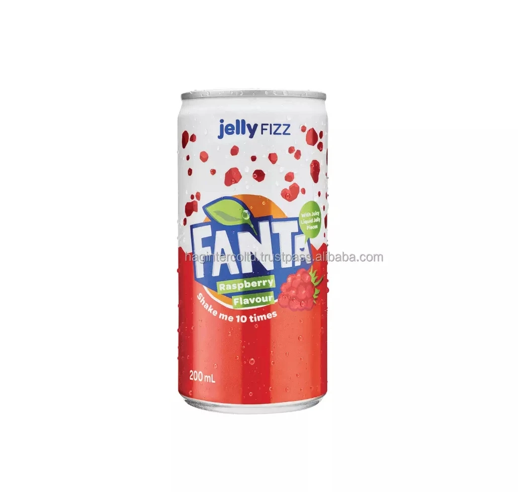 Exotic Fanta Jelly Fizz - Raspberry limited edition 200ml Special Taste High Quality Best Price Wholesale