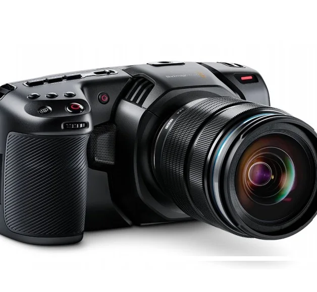 Высококачественная карманная Кинокамера с черным дизайном 6K с креплением для объектива EF