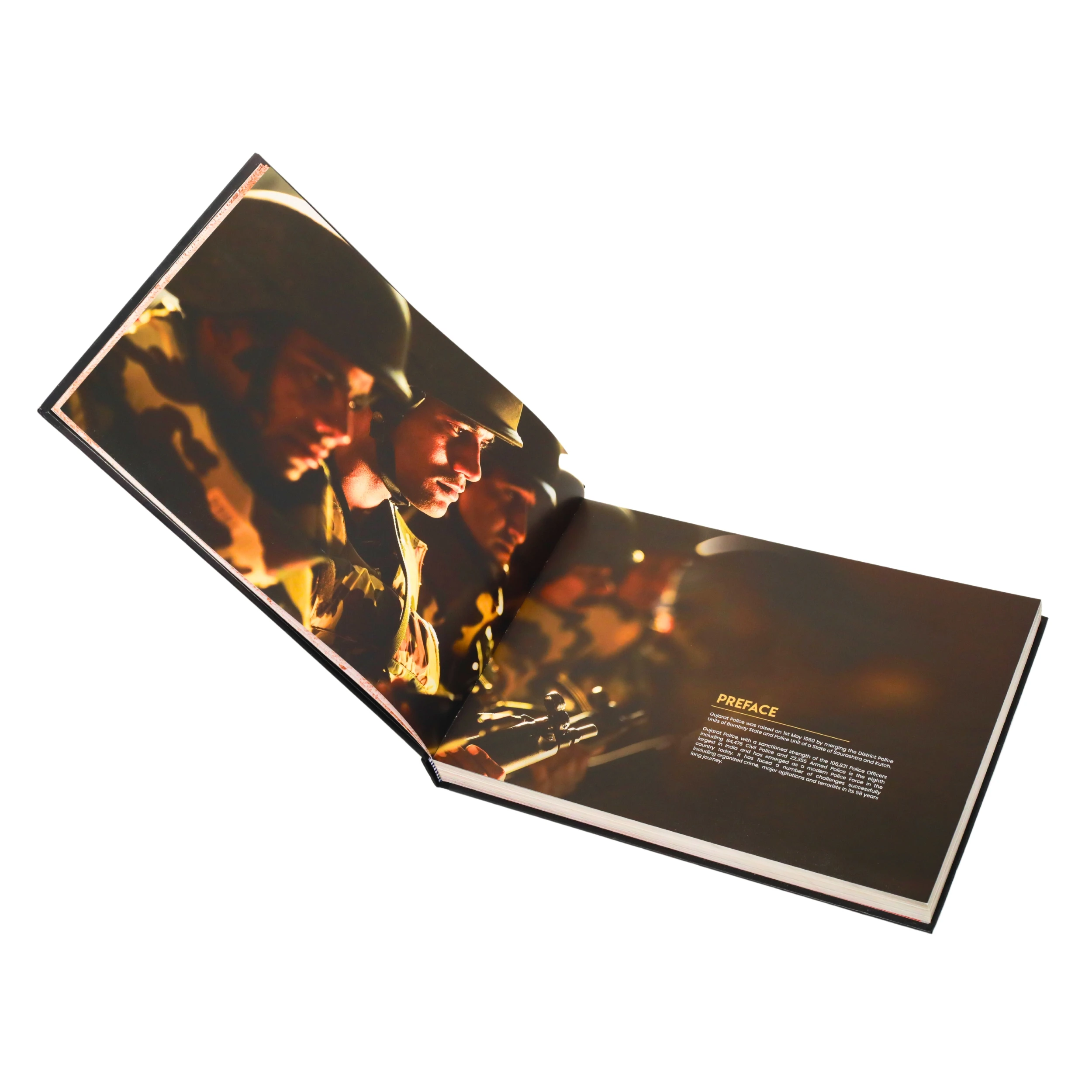 Hard Cover Book Printing with Jacket Die Printing / Hard Cover Booklet Printing