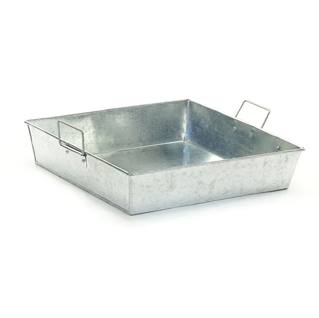 Luxury Looks For Hotels Serving Trays With Metal Handles Coffee Table Tray Square Shape Silver Plated Home Dining High Quality