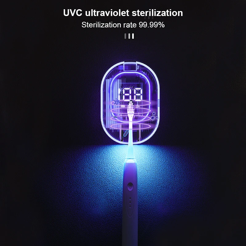 Горячая Распродажа мини настенная умная зубная щетка стерилизующий держатель УФ-зубная дезинфицирующее