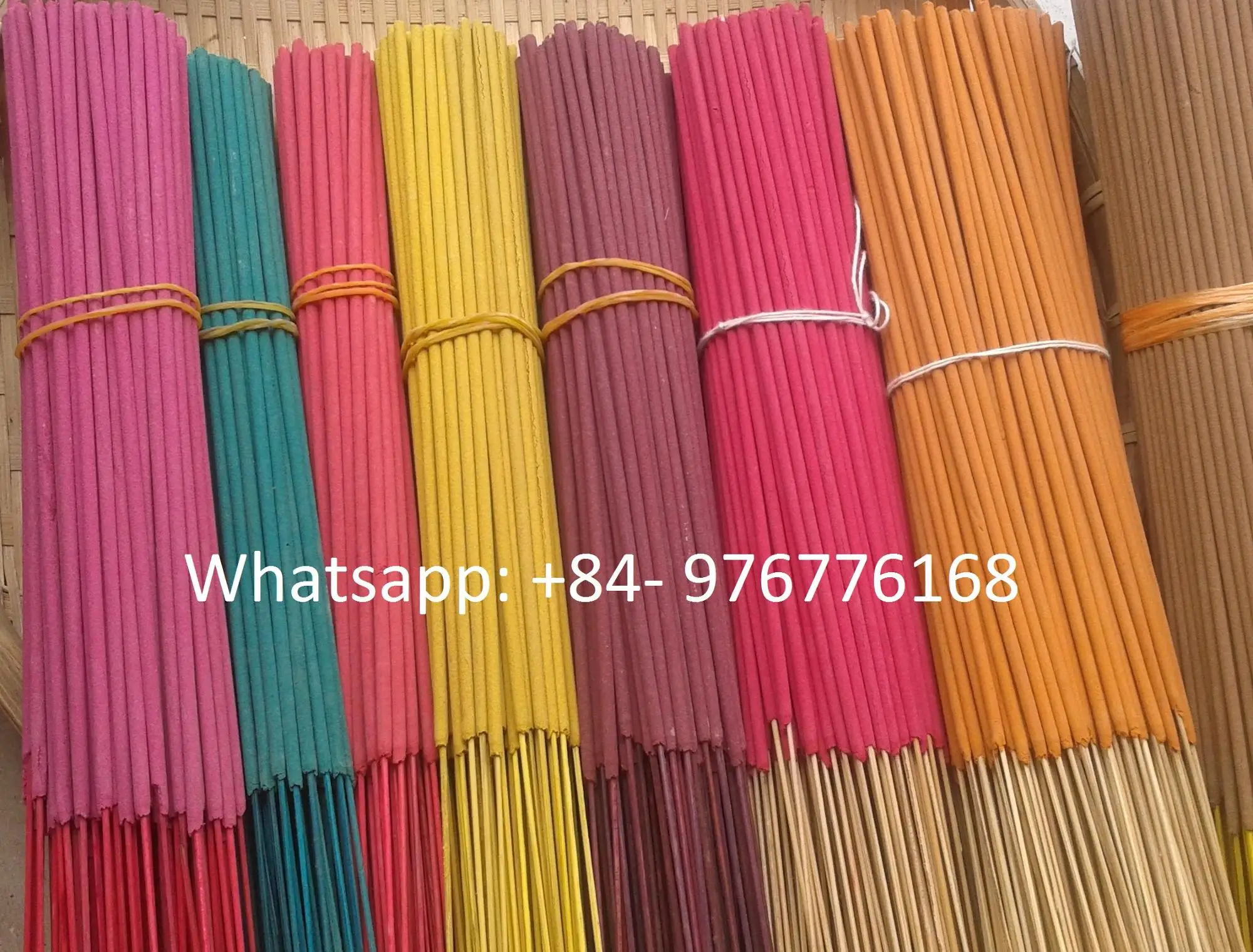 gift set incense pink  Blue incense sticks small MOQ  +84-819753326