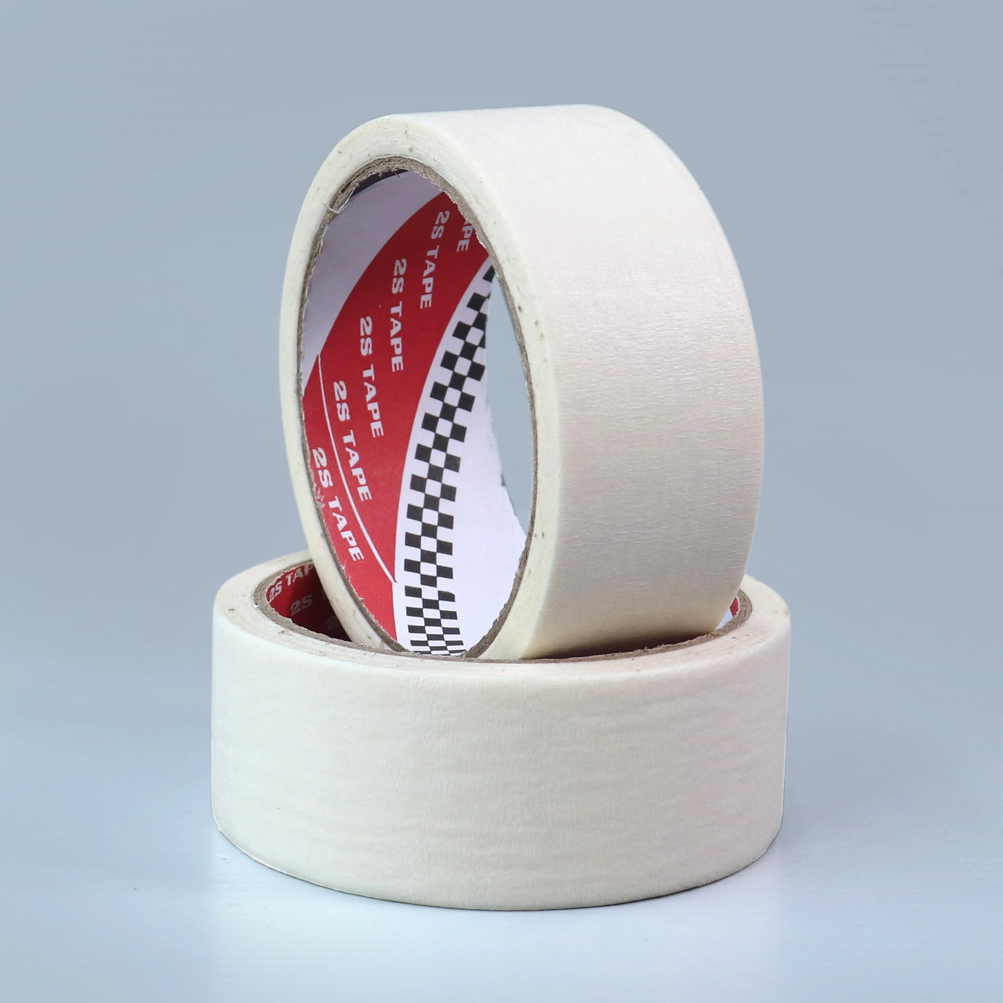 Malaysia High Quality Heat Resistant Good Viscous Custom Single Side Adhesive Masking Tape Acrylic Yellow White Color