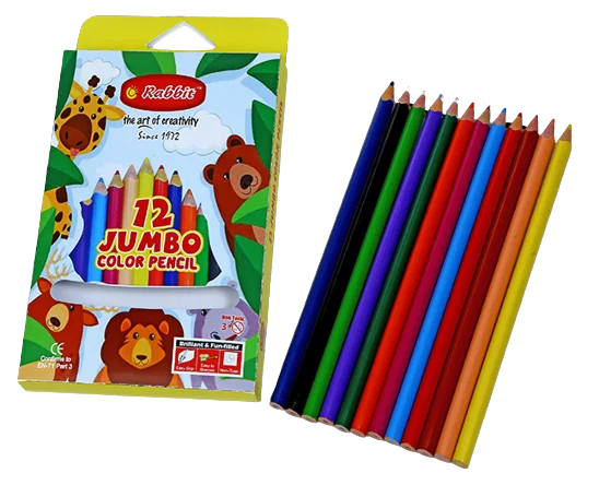 Buy 12 FS Jumbo Color Pencil with Sharpener with Full Size & High Quality Pencils By Indian Manufacturer & Suppliers