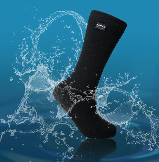 Masah Wudhu Socks Water-Resistant Comfortable Unisex Non-slip Breathable Stretchable Seamless TAKVA Wudhu Socks for Ablution