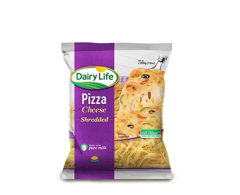 Pizza Shredded Cheese  400g 24Pcs Pack Dairy Life Cheese For Pizza Organic Halal Cheese