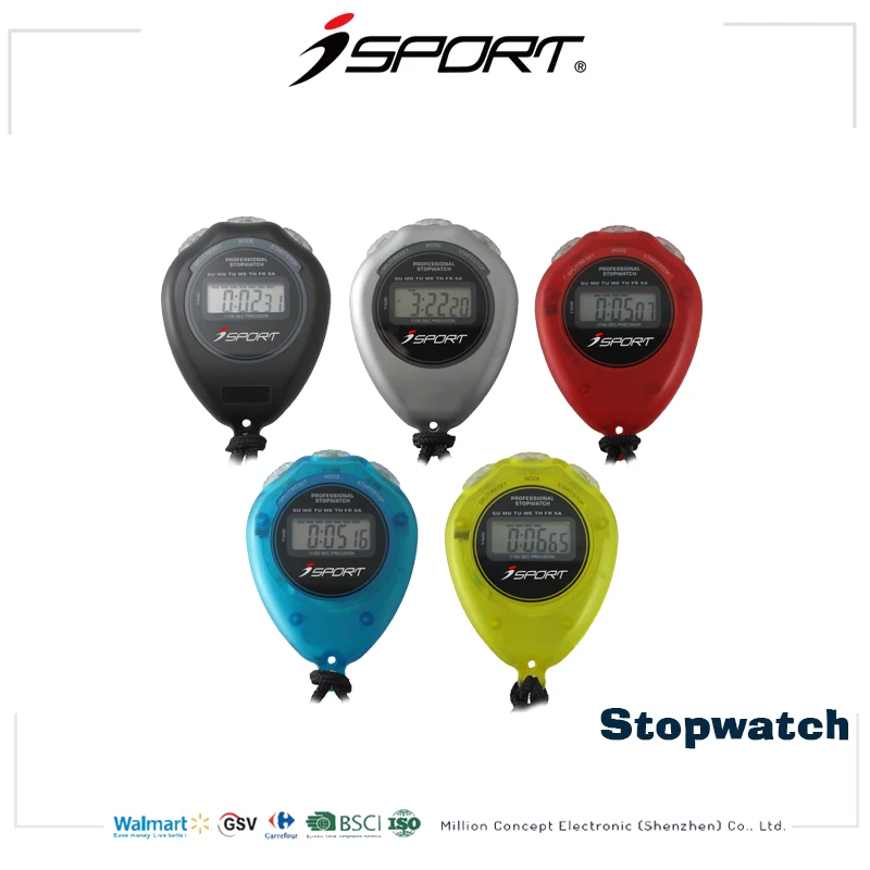 Manufacturer China factory provides cheap High Quality Chronograph Stopwatch Handheld Sports Timer
