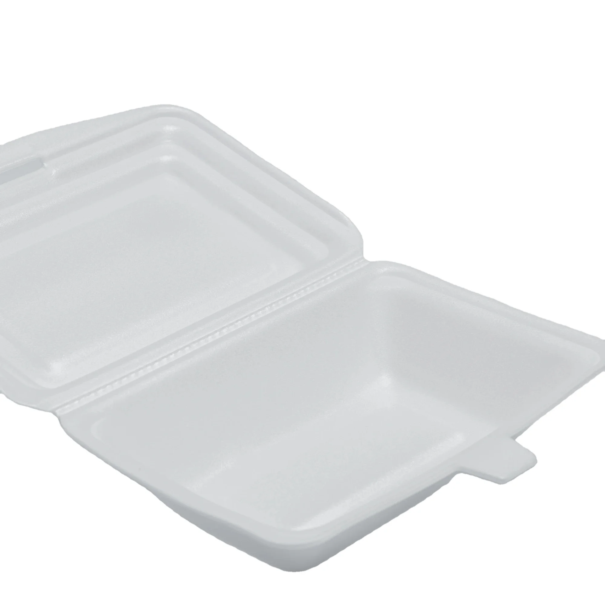 Hot selling PS foam for lunch box/ fast food/ hamburger/ burgerking take away food container for restaurants Manufacturer
