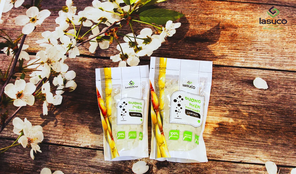 Wholesale crystal rock sugar white refine 350 Gr zip packaging from Vietnam