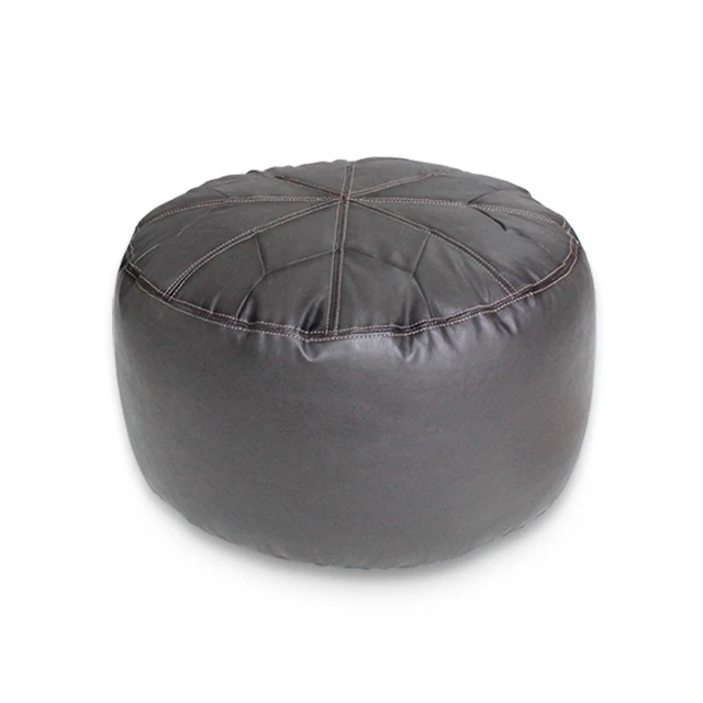 Flame retardantfaux leather star moroccan pouf footstool bean bag