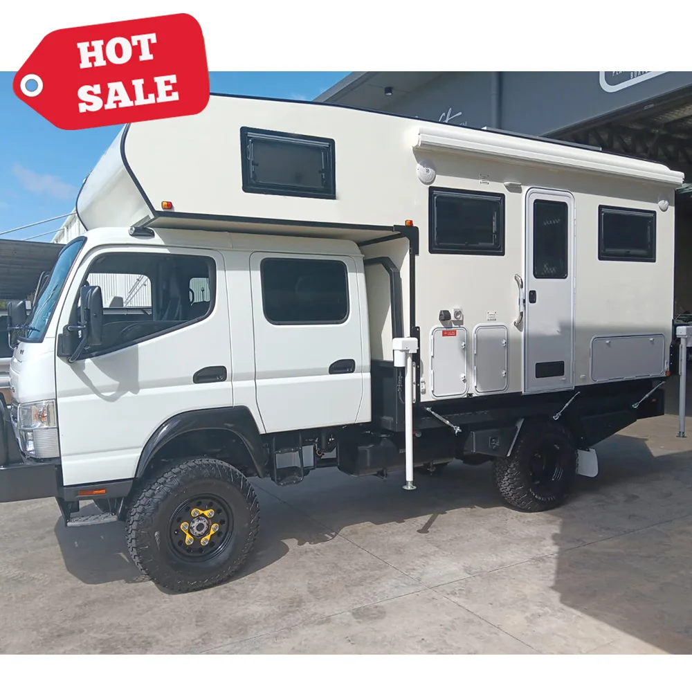 Manley Expedition 4X4 Motorhome Caravan Truck Pod Camper Pod Flatbed For Flat Bed Truck Body Camper Motorhome