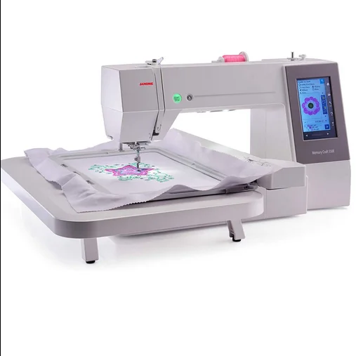 100% оригинальная вышивальная машина Janome-Memory Craft 550E, ручной источник питания с чехлом, опции на заказ, в наличии