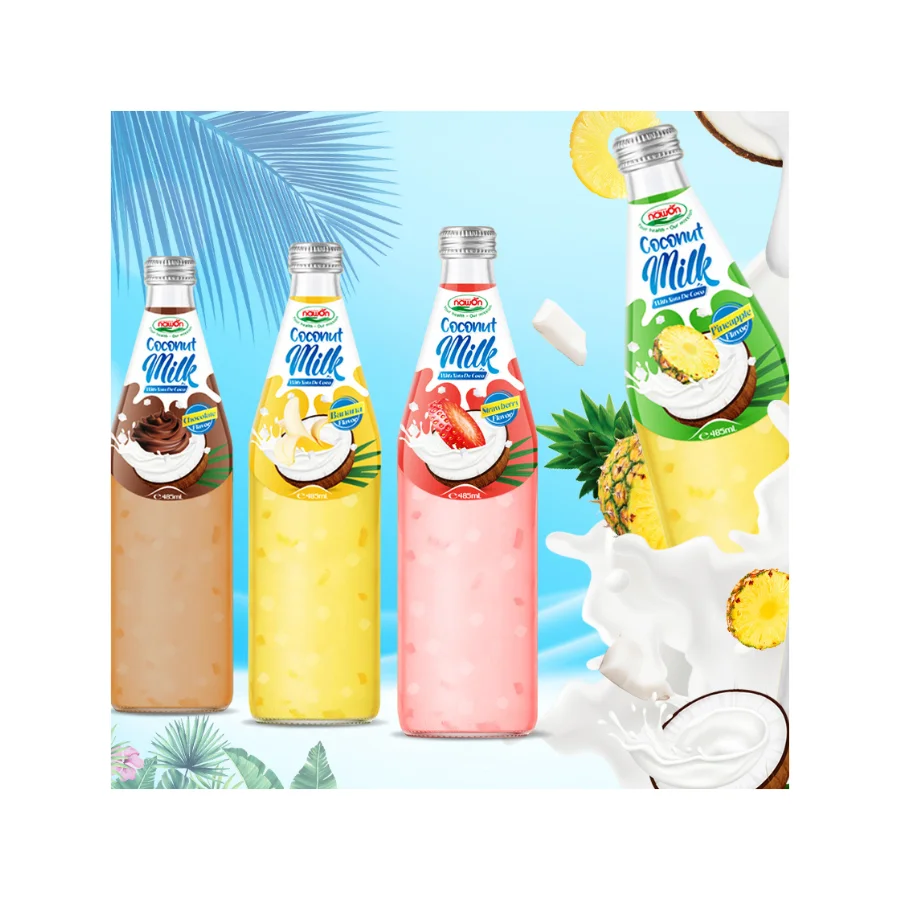 290ml NATURAL FRESH COCONUT MILK - Premium Quality Export OEM Private Brand