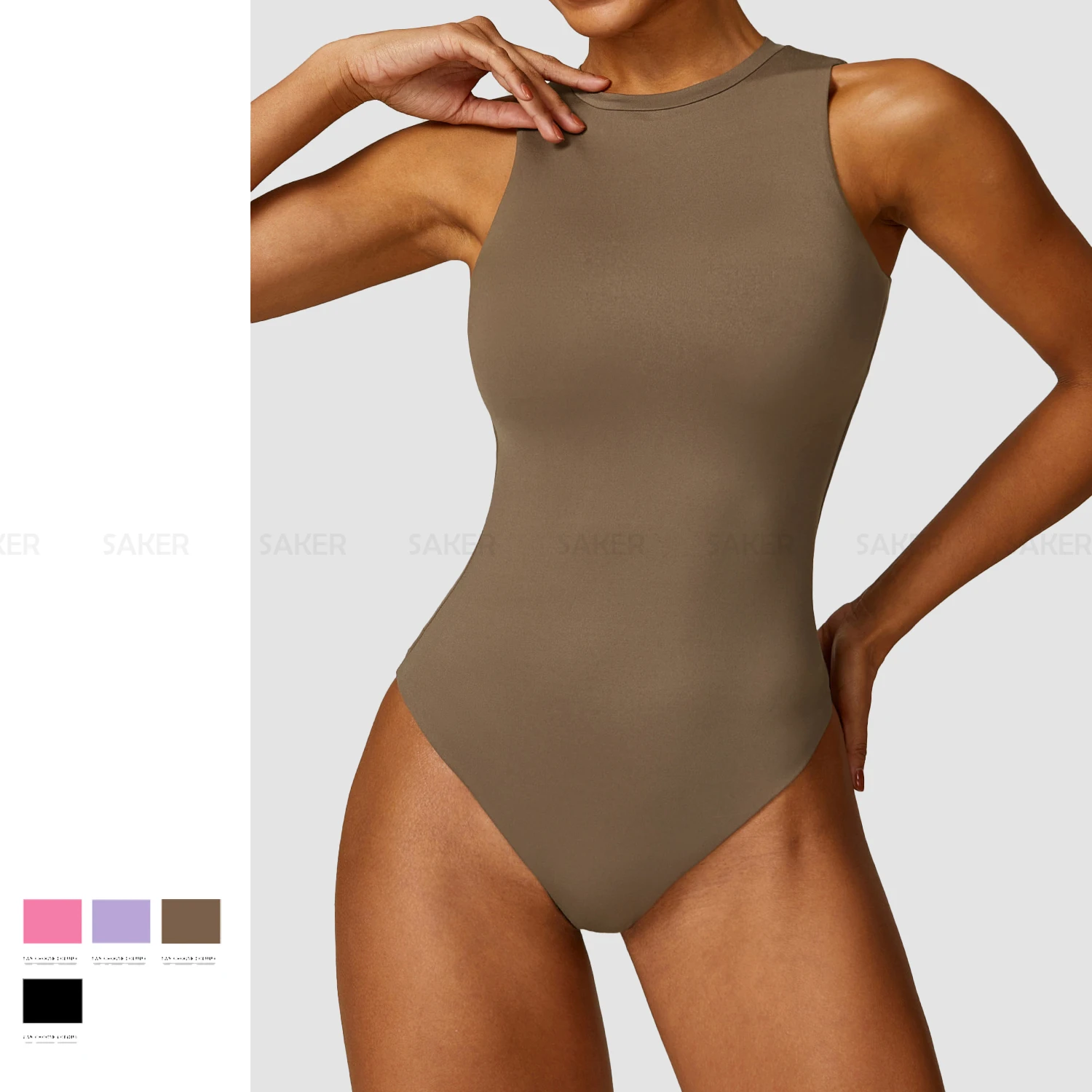 High Quality Girls Sleeveless One Piece Black Yoga Jumpsuit Fashion Sexy Workout Romper Slim Fit Gym Fitness Bodysuit For Women