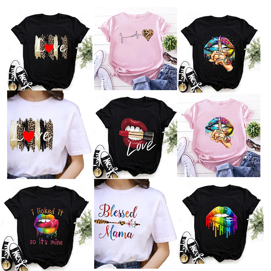 Wholesale T Shirt Factory OEM Design High Quality Women camouflage Custom T Shirt