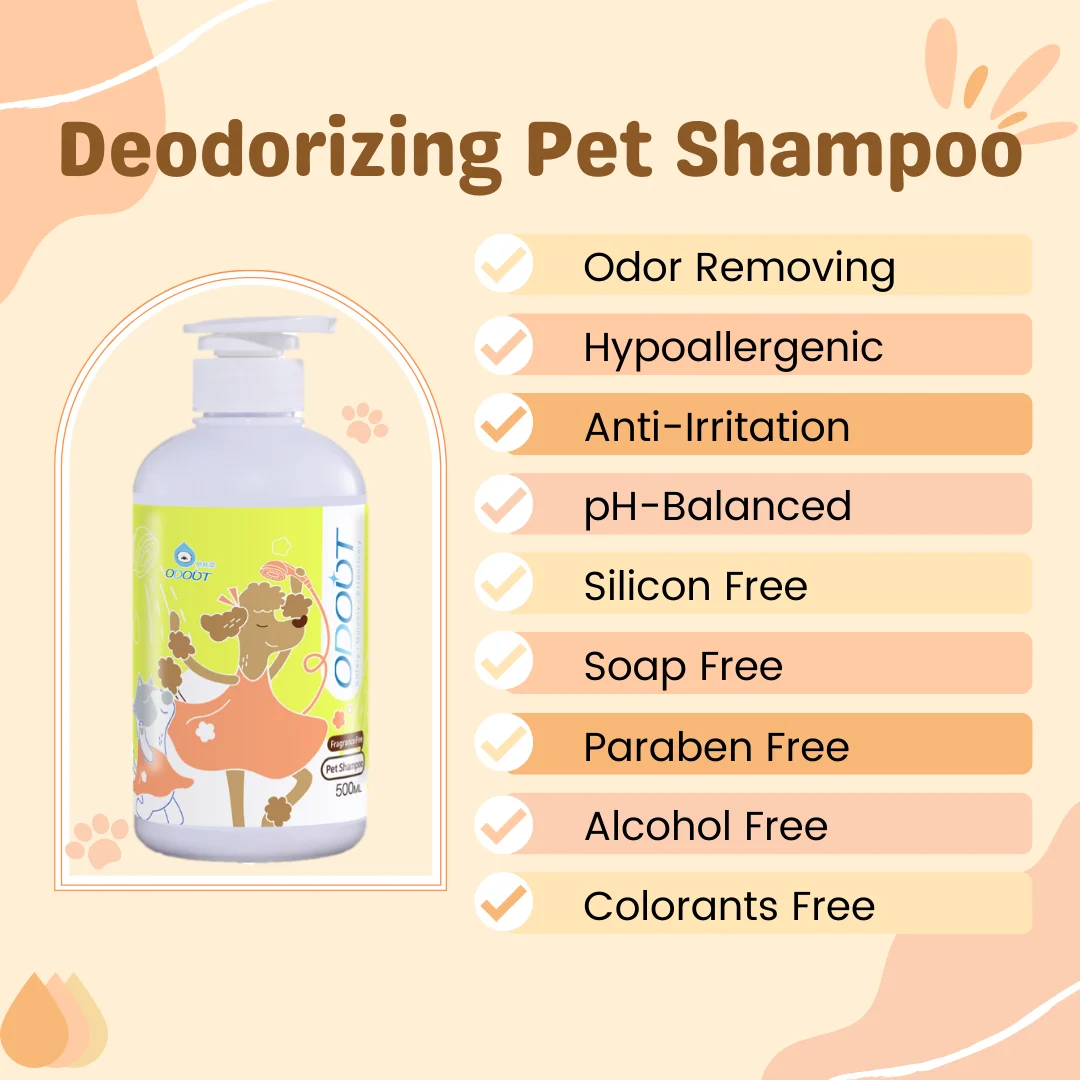 OEM / ODM Champu Sin Perfume para Mascotas Perros Gatos