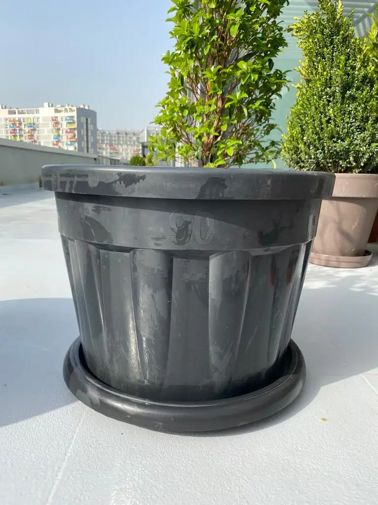 High Quality Non - Breakable Injection Mold Plastic 350 Liter Nursery Pot for Professional Plant Growers