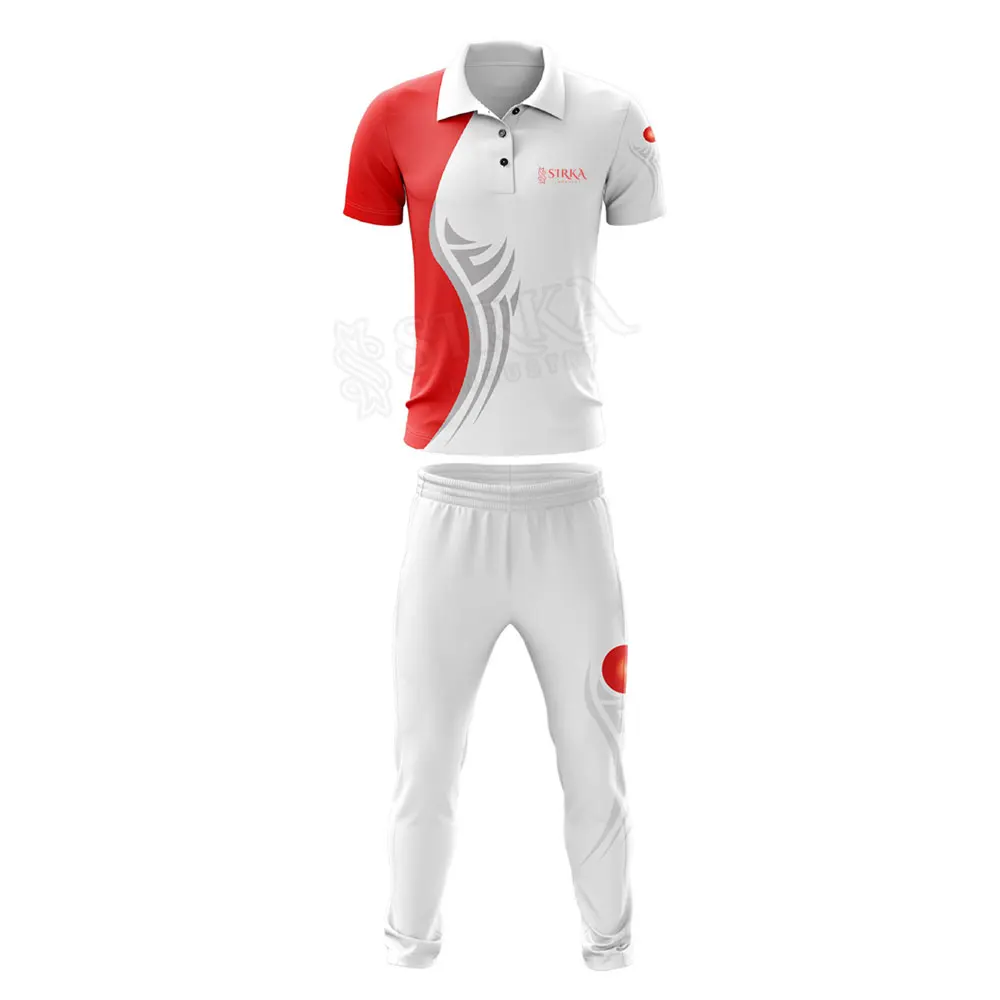 New Team Sublimation Cricket Uniform Custom Cricket Uniform Kit T Shirt and Trouser Custom Cricket