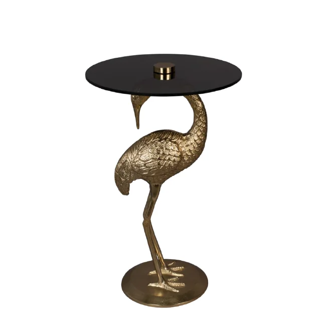 Morden Design Side Table Aluminium Bird Base Accent Table Morden table for Living room dinning room