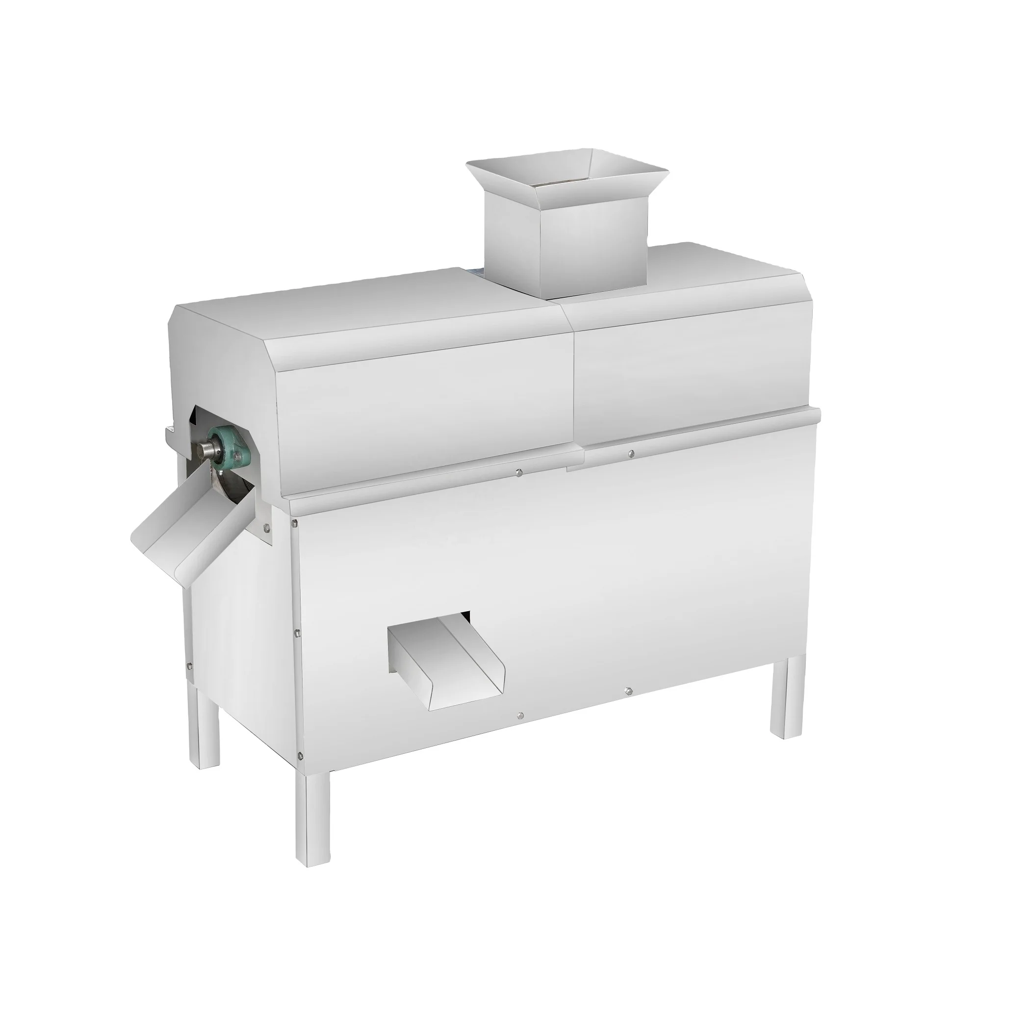 Factory Supply Fully Stainless Steel Body Mango Pulp Extractor Machine Mango Pulp Peeling and Pitting Machine