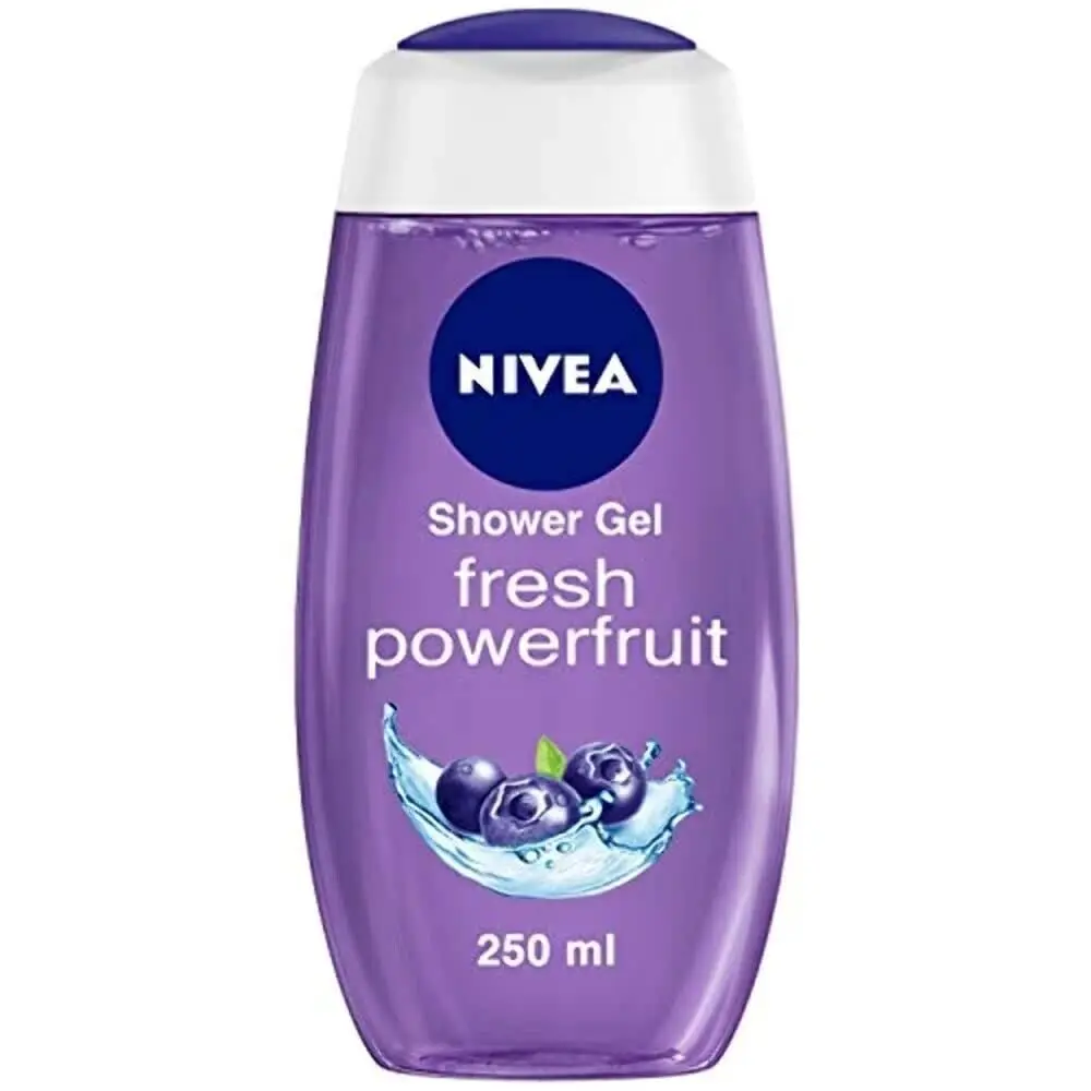 NIVEA Shower Gel Lemon & Oil , Creme Care, Fresh Powerfruit , 250 Ml