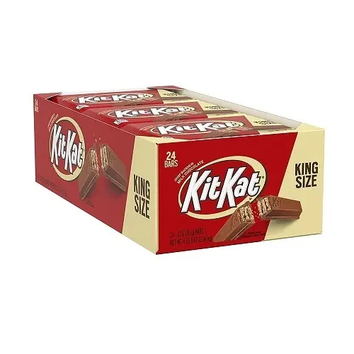 KitKat Milk Chocolate Top Quality 24 Bars Full Box of 24 Bars Candy Bulk Packaging Good Sales