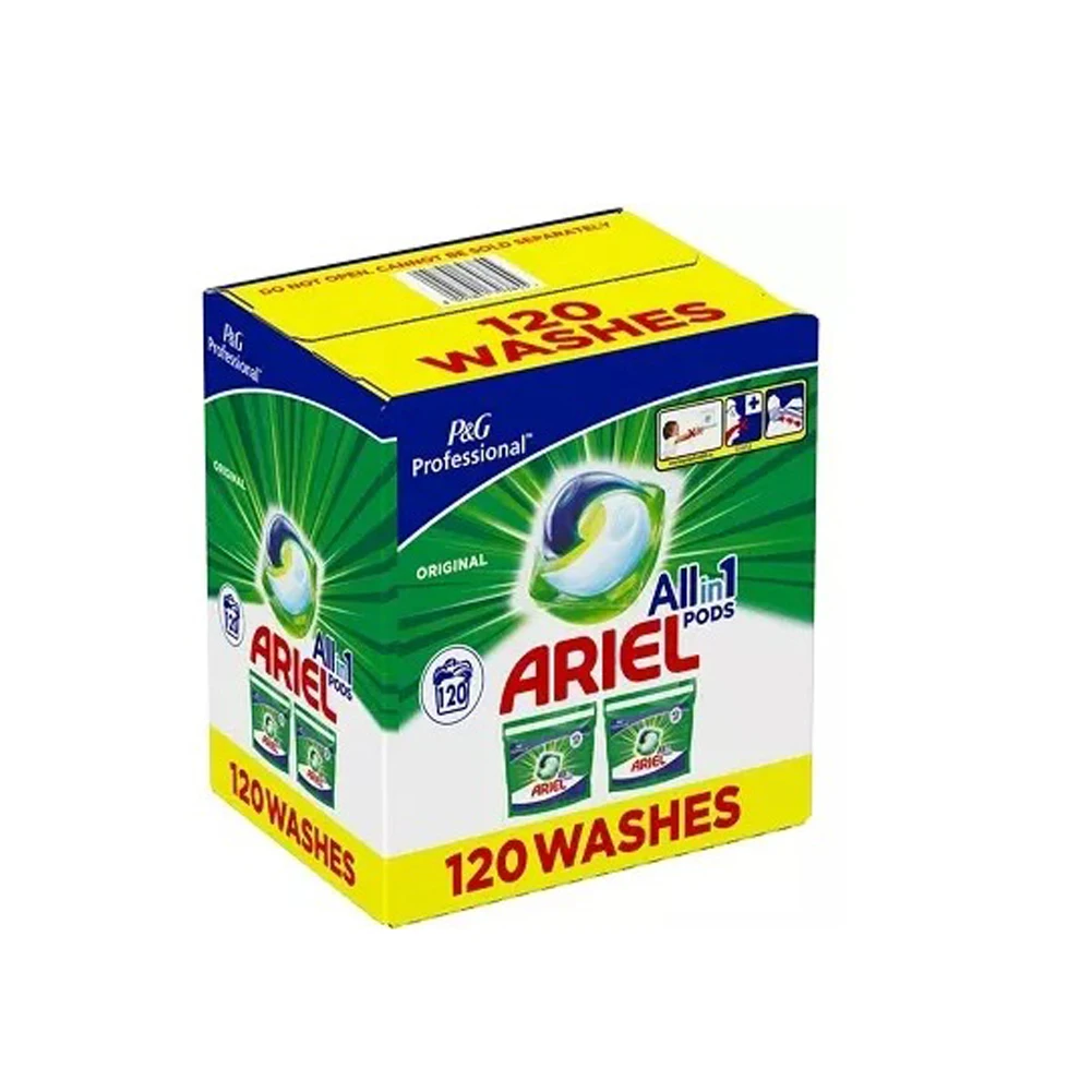 Powerful Ariel 3 in 1 Mountain Spring Washing Gel Capsules/wholesale ariel detergent washing powder