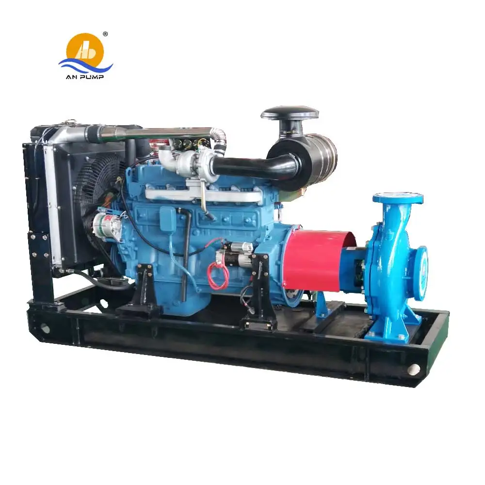 High Pressure 100hp 2 inch 4 inch 6 inch 8 inch Irrigation diesel water pump