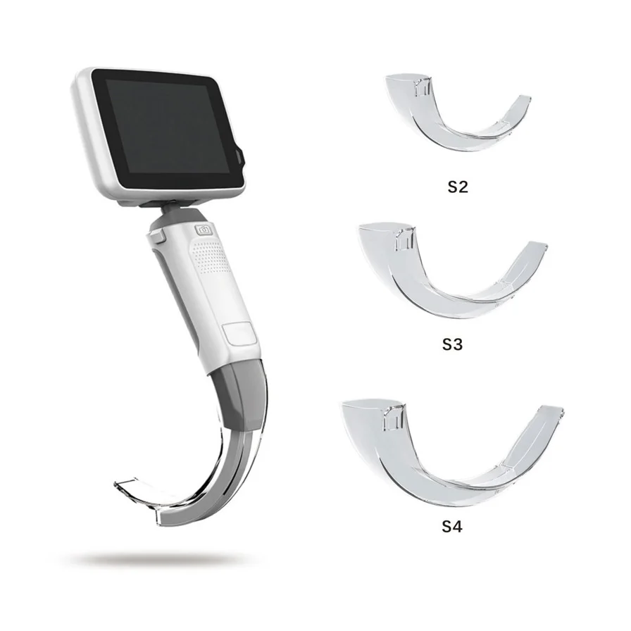 CE-Otorhinolaryngology high-definition electronic imaging laryngoscope children adults elderly throat visualization laryngoscope