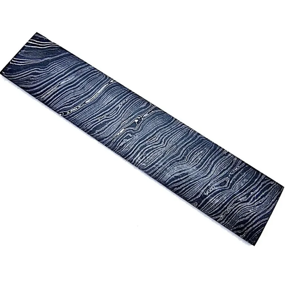 Hammer Forged Damascus steel Billets For knife Making Blank Fixed Blade