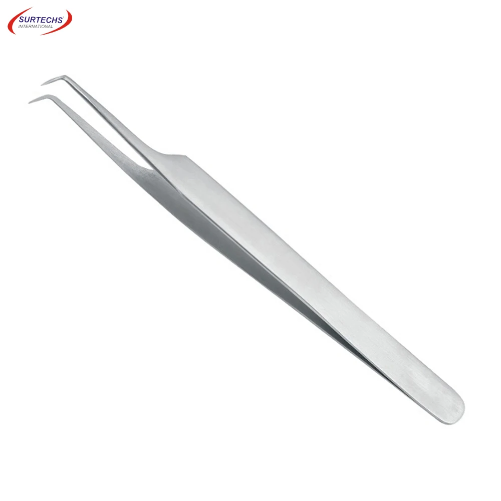 2023 Top Premium Customized Stainless Steel Eyelash Tweezers Best Design Women Pointed Tip Volume Lashes Private Label Features