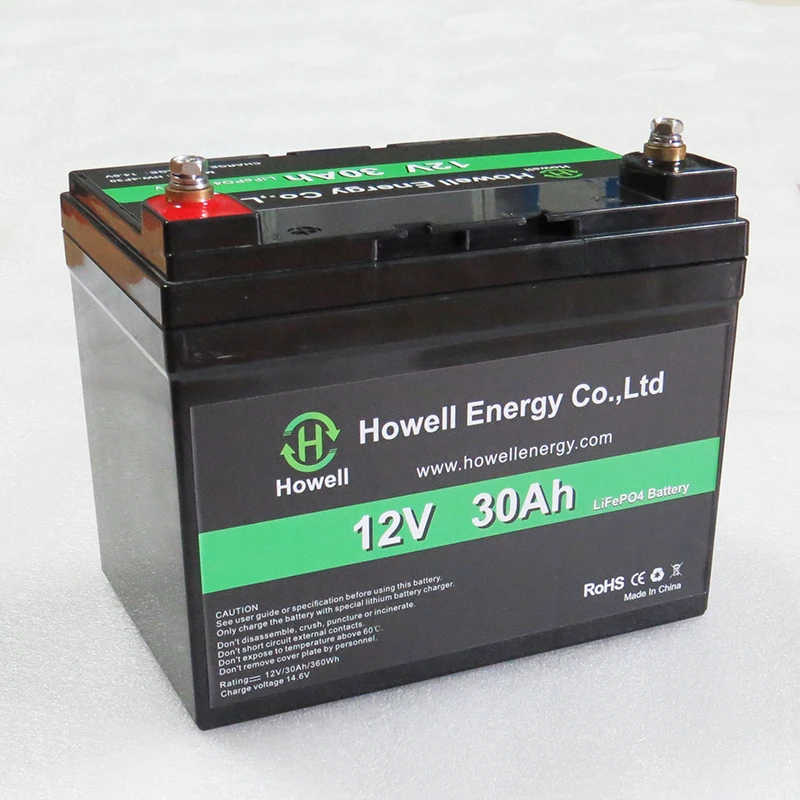 Rechargeable Factory Li-Ion Battery Pack 12V 30ah LiFePO4 Lithium Battery Replacement Lead Acid