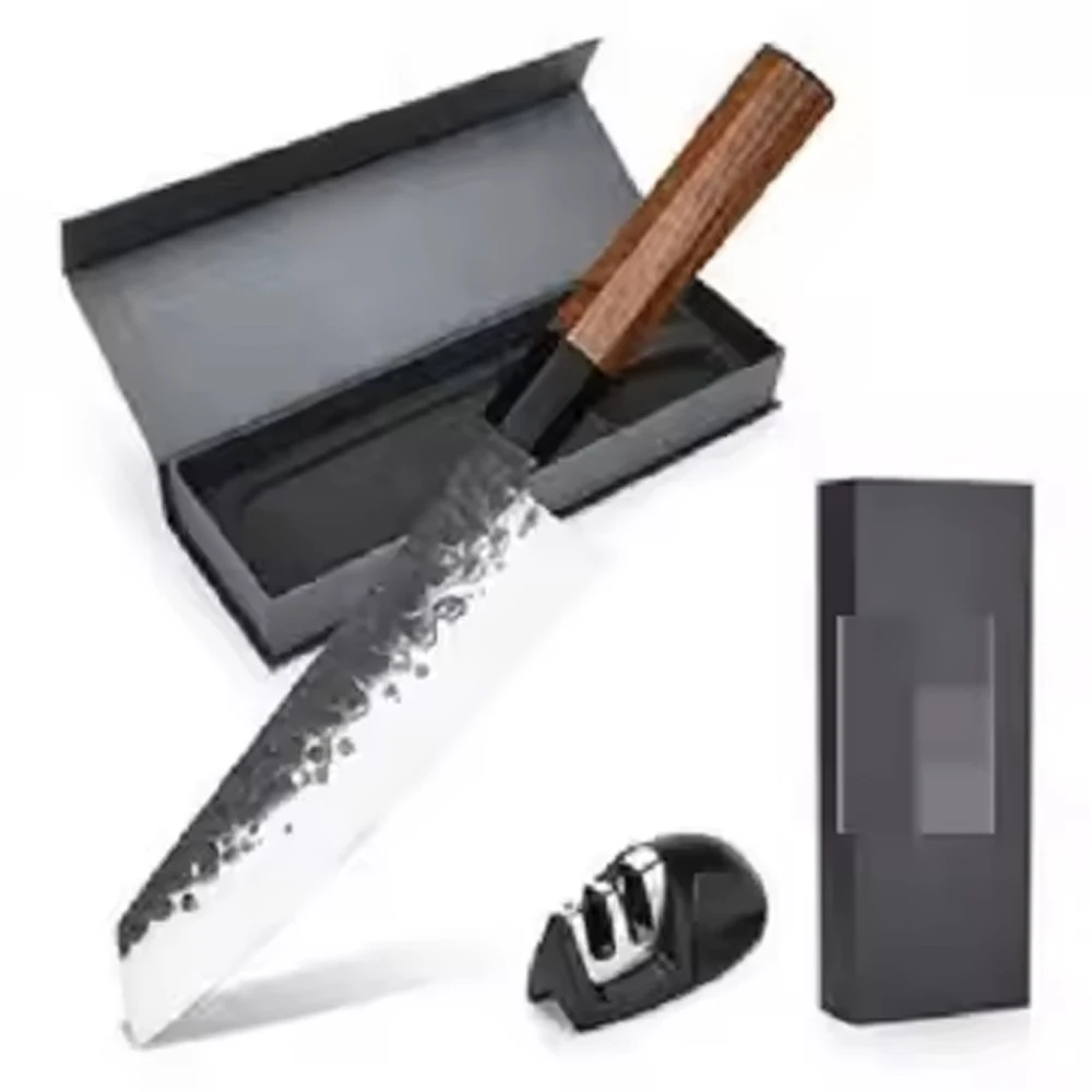 Top Quality Handmade Custom High Quality Professional Gyuto Cuchillos Cooking Knife Set 8 Inch Kitchen Chefs Knives With Box