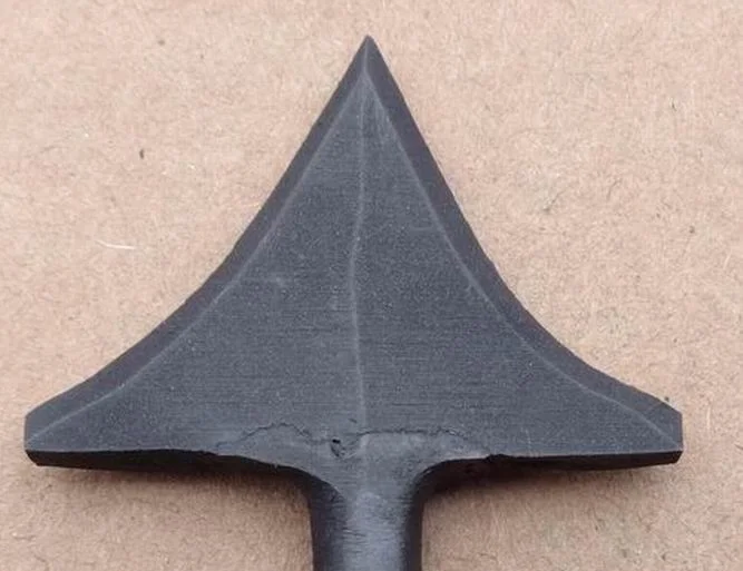 Hand Forged Medieval Arrowhead, Broadhead, Javelin Head, Broadtail Arrow Point, Viking Weaponry, Archery, Hunting, SCA