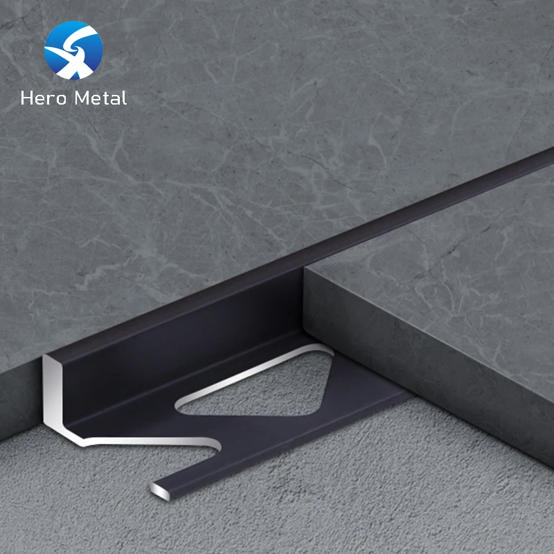 unique design 10mm 12.5mm 15mm 20mm polished aluminum l shape wall edge ceramic external corner tile trim