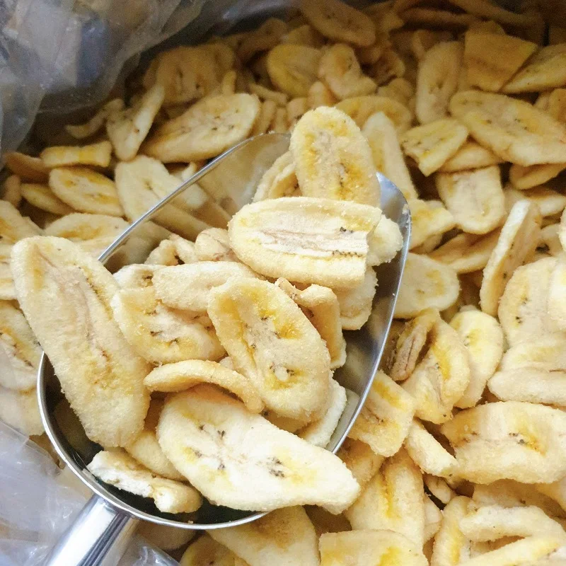 Vacuum frying Banana Chips no sugar good for health made in Vietnam at Safimex company