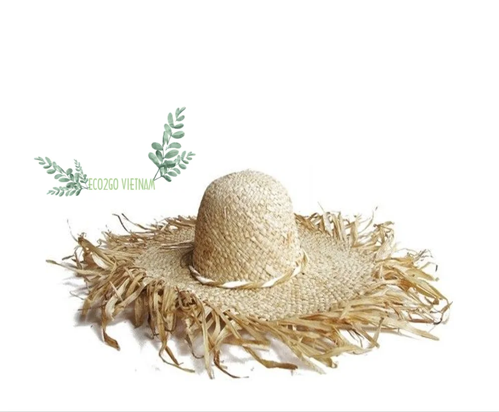Top One Product Of Summer Color Straws Hat And Cowboy Hat Straw Natural Material By Eco2go Vietnam