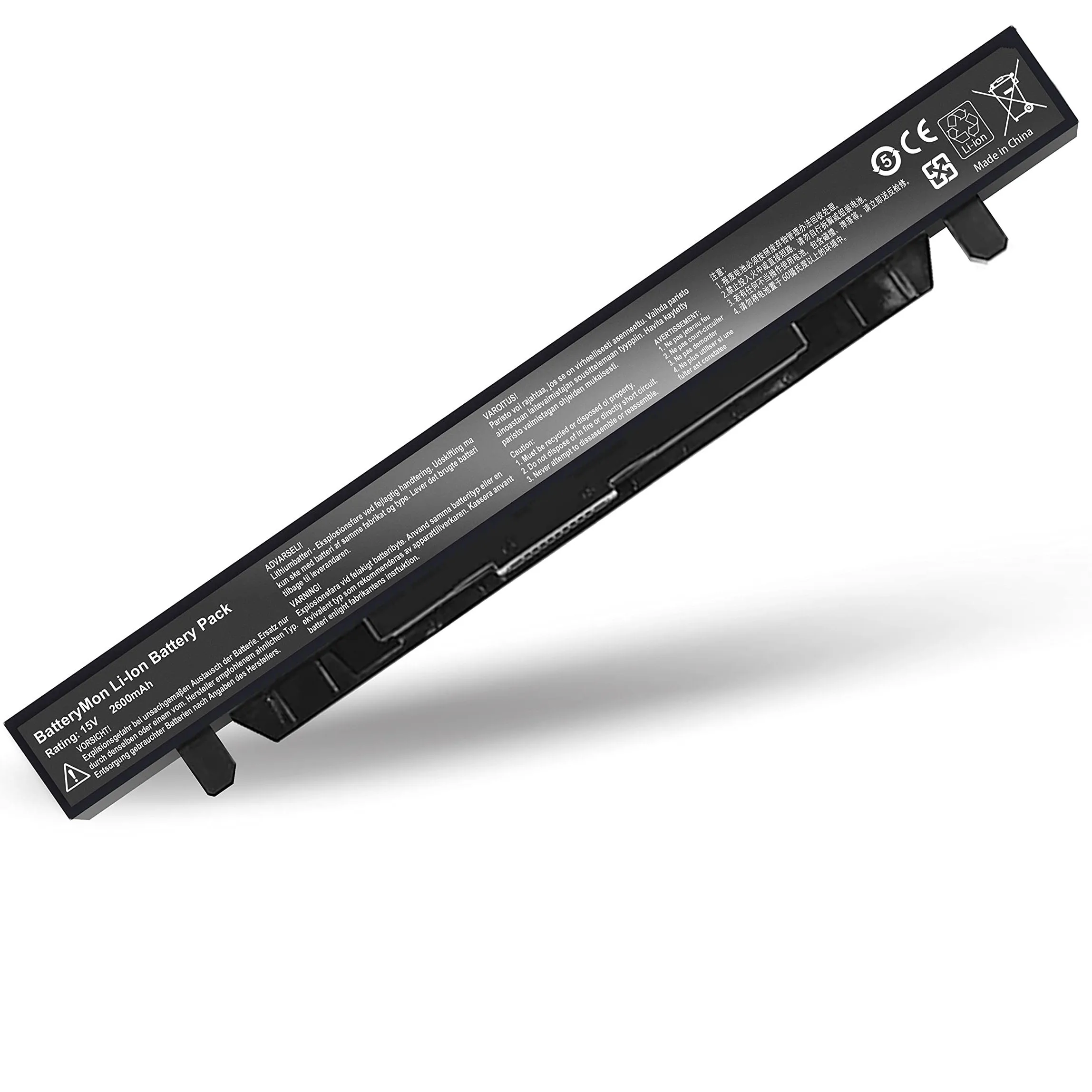 Direct Price 15V A41N1424 Laptop Battery Compatible For ASUS ROG GL552 GL552V GL552JX ZX50 ZX50J Notebook Batteries